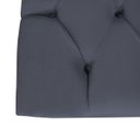 Ver imagem 7 de Cabeceira Estofada Recamier Baú para Cama Box 160cm Queen:Cinza