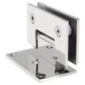 Dobradiça Inox Gv48 90º 1011 para Porta de Vidro e Box - Alvenaria/vidro - 1