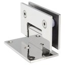 Ver imagem 1 de Dobradiça Inox Gv48 90º 1011 para Porta de Vidro e Box - Alvenaria/vidro