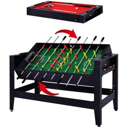 Mesa 2 em 1 Pebolim e Sinuca Winmax Wmg53375 - 5 Mesa 2 em 1 Pebolim e Sinuca Winmax Wmg53375 - 5