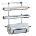 Ver imagem 3 de Suporte Para Papel Toalha, Rolo de Alumínio E Filme de PVC Para Barra De Cozinha - Aço Cromado