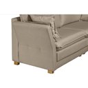 Ver imagem 5 de Sofá Natal Living Com 3 Lugares 2.00 Mt Linho Corriente Bege