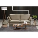Ver imagem 1 de Sofá Natal Living Com 3 Lugares 2.00 Mt Linho Corriente Bege