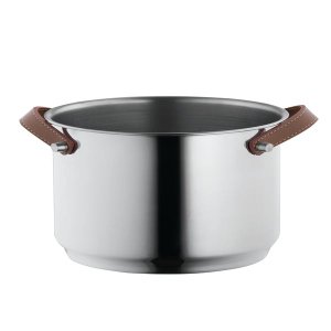 Balde Firenze com Alças Em Couro 4,5 Litros Forma