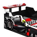 Ver imagem 3 de Cama Carro Fórmula 1 Solteiro Preto - J&A Móveis
