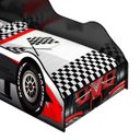 Ver imagem 4 de Cama Carro Fórmula 1 Solteiro Preto - J&A Móveis