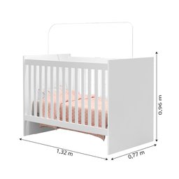 Berço Catatau Branco  - J&a Móveis - 3