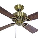Ver imagem 4 de Ventilador Teto Hunter Fan Bay Port 4 Pás 220V Metal Antigo com Controle Remoto St50000