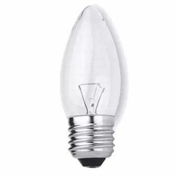 Lâmpada Incandescente Empalux Kit 10 Lâmpadas 40W 127V Vela Clara Base E27 - 1