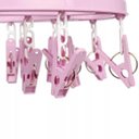 Ver imagem 2 de Varal Mini Dobravel Oval 24 Prendedores Rosa Mor