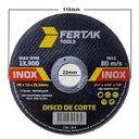 Ver imagem 4 de Disco de Corte 110x20mm Porcelanato + Disco de Corte Diamantado Turbo + Disco de Corte Metal Aço Ino