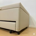 Ver imagem 3 de Cama Box Baú Solteiro com Auxiliar (Bicama) + Colchão Solteiro Espuma D20 12cm | Kit Completo com Ca