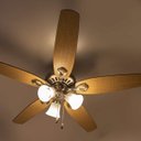 Ver imagem 1 de Ventilador Teto Hunter Fan Builder Plus Niquel 5 Pás com Luminária 220V St50061