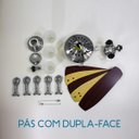 Ver imagem 2 de Ventilador Teto Hunter Fan Builder Plus Niquel 5 Pás com Luminária 220V St50061