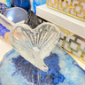 Porta Jóias de Cristal Murano Em Formato de Coração 8x18cm Transparente - 2
