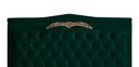 Ver imagem 1 de Cabeceira de Cama Box Painel Helena Casal 140 Cm Retro Capitonê Botão Encapados Suede Verde Eli Móve
