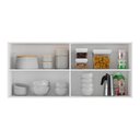 Ver imagem 4 de Armário de Cozinha Aéreo 120cm 2 Portas Veneza Multimóveis V3682 Branco
