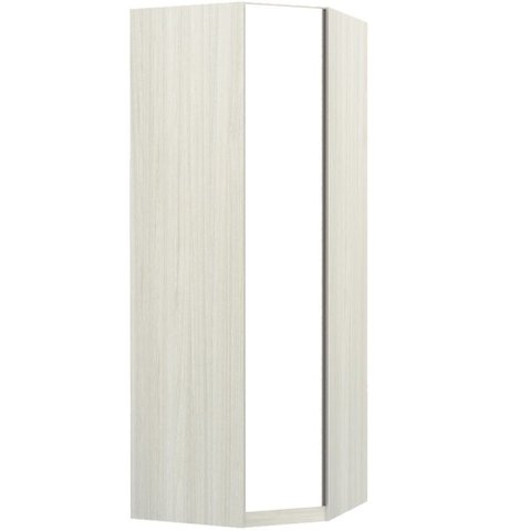Guarda Roupa Modulado Canto Obliquo 1 Porta 1 Cabideiro 6 Prateleiras Prime Luciane Móveis