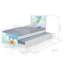 Ver imagem 2 de Bi Cama Juvenil Zap com Cabeceira Ursinho Patrulheiro
