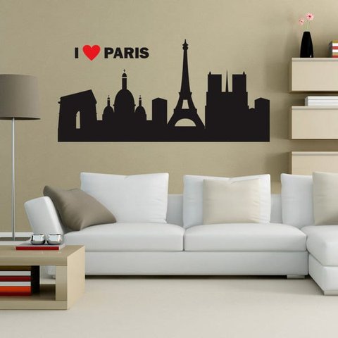 Adesivo de Parede I Love Paris