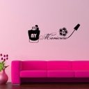 Ver imagem 1 de Adesivo de Parede Profissões Manicure Esmalte