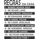 Ver imagem 2 de Adesivo de Parede Regras da Casa