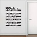 Ver imagem 1 de Adesivo de Parede Regras da Casa