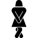 Ver imagem 2 de Adesivo de Parede Banheiro WC Feminino