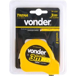 Trena aço 3mx12,5mm curta - Vonder - 2