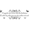 Adesivo de Parede Frase Borboletas - 2