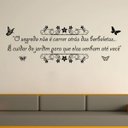 Ver imagem 1 de Adesivo de Parede Frase Borboletas