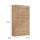 Ver imagem 3 de Sapateira Armário Organizador Basculante 18 Pares 3 Portas:teka