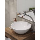 Ver imagem 2 de Kit Cuba para Banheiro Basic R1 com Torneira Bica Alta Basic Celite