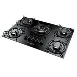 Cooktop Esmaltec 5085 Gourmet, 5 Bocas, Tripla Chama, Preto - Bivolt - 2 Cooktop Esmaltec 5085 Gourmet, 5 Bocas, Tripla Chama, Preto - Bivolt - 2