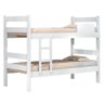 Beliche Solteiro Móveis Prisma Plus C/ Escada e Proteção - Branco - 2