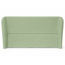 Ver imagem 6 de Cabeceira Cama Casal King Size Livia 195cm Orgânica Curva Bouclê Verde - Vimont Moveis