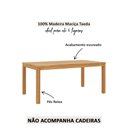 Ver imagem 3 de Mesa de Jantar Retangular 180cm 1555nc Nature Rústico Claro Finestra