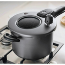 Ver imagem 3 de Panela de Pressão Mta Externa Antiaderente c/Visor 4,5L Grafite 6600 - Cinza