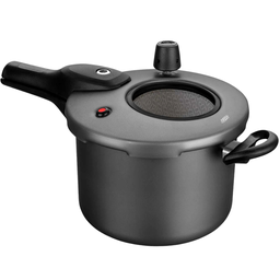 Panela de Pressão Mta Externa Antiaderente c/Visor 4,5L Grafite 6600 - Cinza - 1