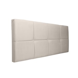 Painel Cabeceira Casal 1,40cm Suede Bege SMF DECOR