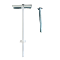 Kit 10 Bucha com Parafuso Gesso Drywall Bloco Iv Plastic + Parafuso 1/4 - 5