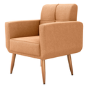 Ver imagem 5 de Poltrona Decorativa Juan Boucle Mostarda