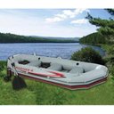 Ver imagem 6 de Bote MARINER 4 Intex #68376 04 Pessoas Fundo Rígido Remos Bomba