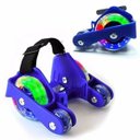 Ver imagem 1 de Kit 4 Patins Adaptado 4 Rodas Led Esporte 2 Azuis E 2 Rosas (BSL-SKY-15)