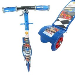 Patinete 3 Rodas Infantil 50 kg Dobravel Ajustavel Com Freio Azul (DMR4879) - 4
