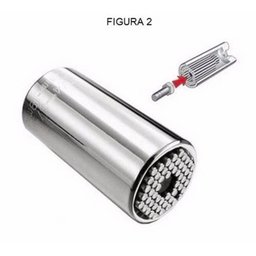 Soquete Universal Inteligente 7 A 19 Mm + Adaptador Multidimensional Parafusadeira Catraca Igual Gat - 1