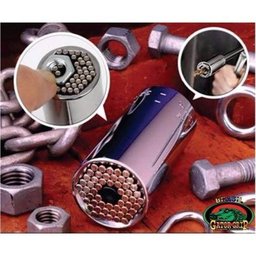 Soquete Universal Inteligente 7 A 19 Mm + Adaptador Multidimensional Parafusadeira Catraca Igual Gat - 2