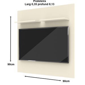 Painel Sala para TV até 32 Polegadas Apolo - Off White