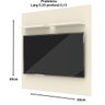 Painel Sala para TV até 32 Polegadas Apolo - Off White - 1