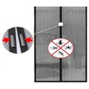 Ver imagem 1 de Cortina Mosquiteiro para Insetos e Mosquitos com Tela Protetora Magic Mesh (bsl-mosq-1)
